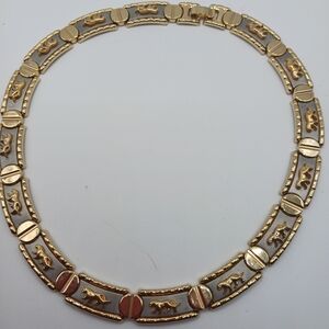 Elegant Gold Tone Necklace